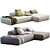 Cloud_Lema Modular Sofa Set 3D model small image 3