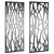 Decorative Panel Set 19 3D model small image 3