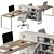 Workplace Essentials Bundle 395 3D model small image 2