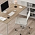 Workplace Essentials Bundle 395 3D model small image 3