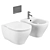 Azzurra XL Wall-Hung Toilet 3D model small image 1