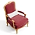 Luis XV Armchair 3D Scan 3D model small image 7