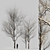 Winter Wonderland Trees Set 3D model small image 17