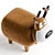 Adorable Deer Animal Stool 3D model small image 3