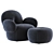 Modern Nana Love Armchair Set 3D model small image 4