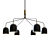 Elegant Howard Metal Chandelier 3D model small image 1