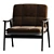 Minotti Fynn Saddle Easy Chair 3D model small image 5