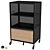 Bekant Mesh Black Storage Unit 3D model small image 2