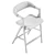 Anita Stool | High-Quality 3D Model 3D model small image 6