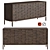 Oak Textures Wood Dresser - Dantone Home 3D model small image 1