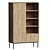 Modern Blackbird Storage Cabinet 3D model small image 1