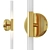 Modern Line Shape Wall Sconce 3D model small image 1