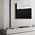 High-Resolution TV Wall 12 3D model small image 4