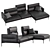 Modern Egoitaliano FENG Sofa Set 3D model small image 2