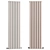 Modern White Double Vertical Radiator 3D model small image 1