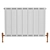 Modern White Steel Radiator 3D model small image 2