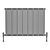 Modern White Steel Radiator 3D model small image 3