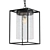 Sleek Black Pendant Light 3D model small image 1