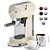 Retro Style Espresso Coffee Machine 3D model small image 3