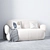 Modern Chic Nana Couch Sofa 3D model small image 2