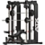 ATX Multifunctional Smith Cable Rack 3D model small image 1