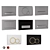 IMPRESE Flush Buttons Set (8 pcs.) 3D model small image 1