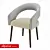 Elegant Ergonomic Armchair VERONICA 3D model small image 1