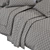 Modern Crescent Bed 304 3D model small image 6