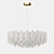 Glass Feather Chandelier Collection 3D model small image 7