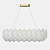 Glass Feather Chandelier Collection 3D model small image 8