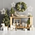 Festive Living Room Decor Set 3D model small image 1