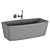 Luxury Stone Freestanding Bath 1700mm 3D model small image 4