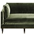 Luxury Margot Velvet Sofa 3D 3D model small image 3