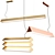 Sleek Stick Pendant Lamp Collection 3D model small image 1