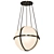 Glossy Cylindrical Pendant Light 3D model small image 1