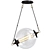 Modern Sphere Pendant Light Fixure 3D model small image 1