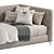 Avalon Channel Stitch Daybed 305 3D model small image 6