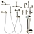 Grohe Essence Bathroom Set 3D model small image 4