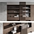 Luxury Terrazzo Wardrobe Set 3D model small image 1