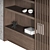 Luxury Terrazzo Wardrobe Set 3D model small image 4