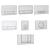 Villeroy & Boch Flush Buttons Set (7 pcs.) 3D model small image 4