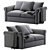 IKEA HARLANDA Sofa 3D Model 3D model small image 1