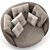 Contemporary Armchair Model 3D Max 3D model small image 4