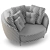 Contemporary Armchair Model 3D Max 3D model small image 6