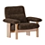 Stylish brasilia Armchair Set 3D model small image 3