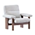 Stylish brasilia Armchair Set 3D model small image 4