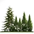  Urban Greenery Collection - Conifers & Grasses 3D model small image 6