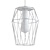 Modern Wire Metal Pendant Lighting 3D model small image 2