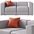 Modular 2-Seater Sofa Set, Ikea, Three Colors 3D model small image 2