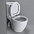 Corner Toilet Ideal Standard 3D model small image 5